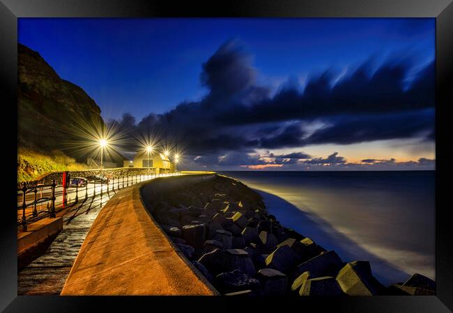 Scarborough Marine Drive Framed Print by Tim Hill