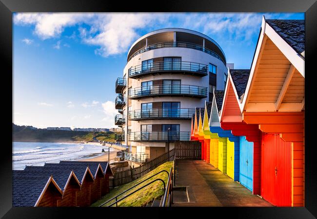 Colourful memories at Scarborough Sands Framed Print by Tim Hill