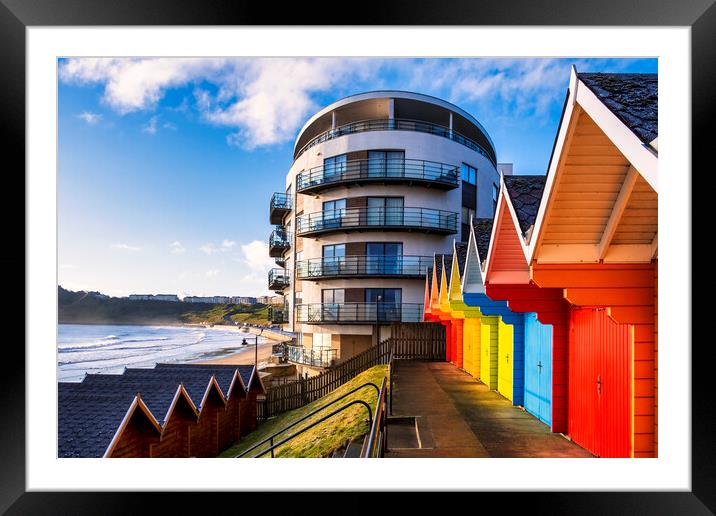 Colourful memories at Scarborough Sands Framed Mounted Print by Tim Hill