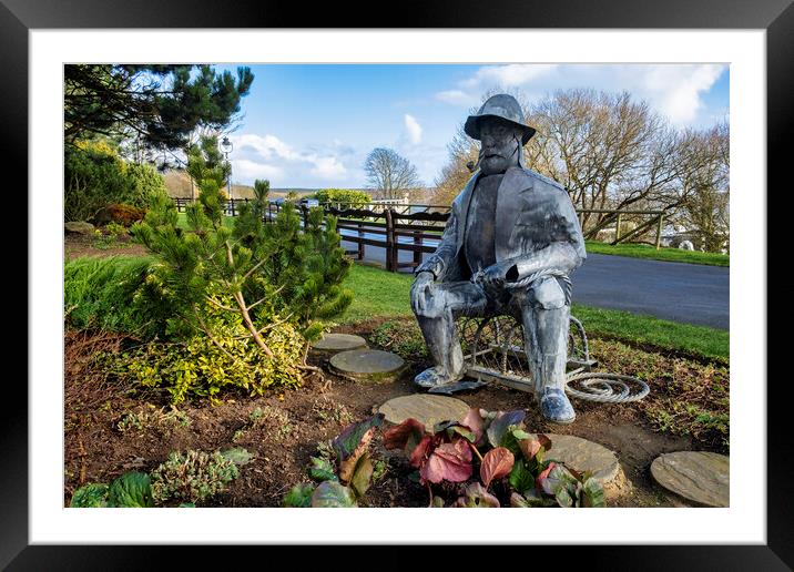 Honouring Fileys Fishing Heritage Framed Mounted Print by Tim Hill