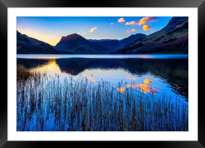 Fleetwith Pike, Buttermere, Cumbria Framed Mounted Print by Tim Hill
