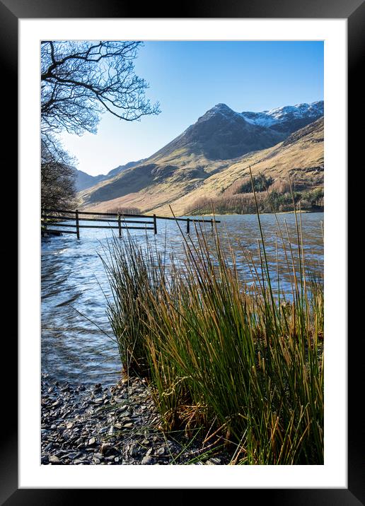 Majestic Buttermere Scenery Framed Mounted Print by Tim Hill