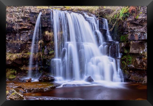 Majestic East Gill Force Waterfall Framed Print by Tim Hill