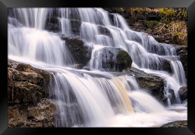 East Gill Force Waterfall Framed Print by Tim Hill