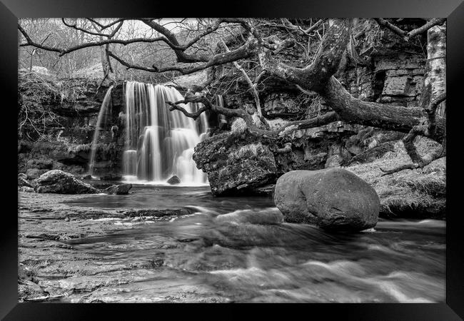 East Gill Force Waterfall, Keld Framed Print by Tim Hill