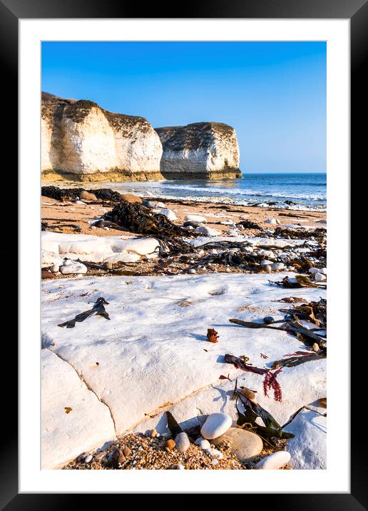 Flamborough Head East Yorkshire Framed Mounted Print by Tim Hill