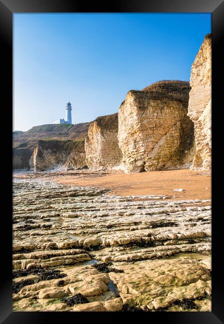 Flamborough Head Selwicks Bay Framed Print by Tim Hill