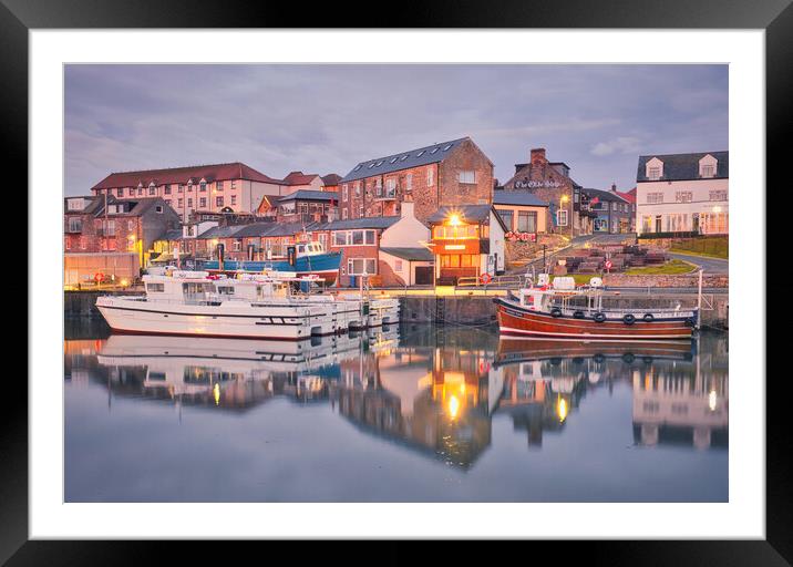 Seahouses Northumberland Framed Mounted Print by Tim Hill