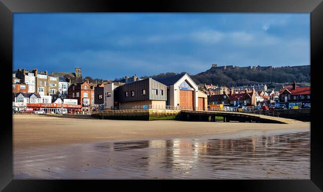 The Heroic Guardian of Scarboroughs Seas Framed Print by Tim Hill