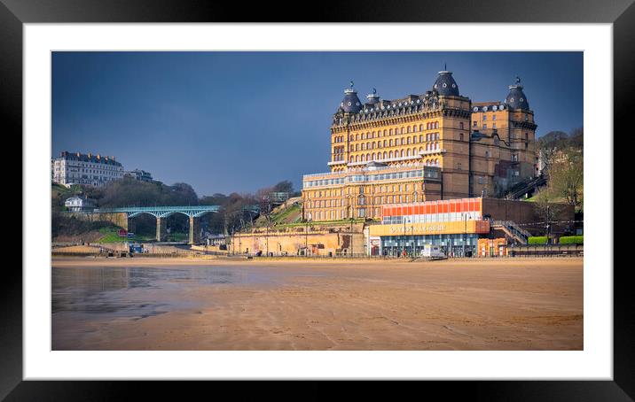 Scarborough Grand Hotel Framed Mounted Print by Tim Hill