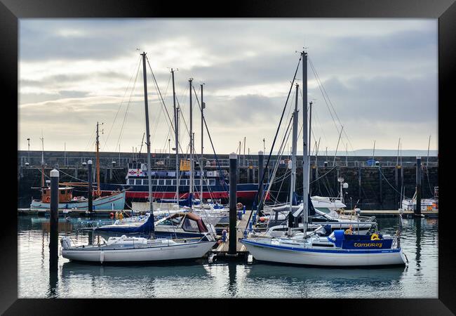 An Idyllic Getaway for Yacht Enthusiasts Framed Print by Tim Hill