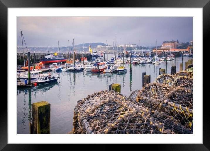 Scarborough Harbour Yorkshire Coast Framed Mounted Print by Tim Hill