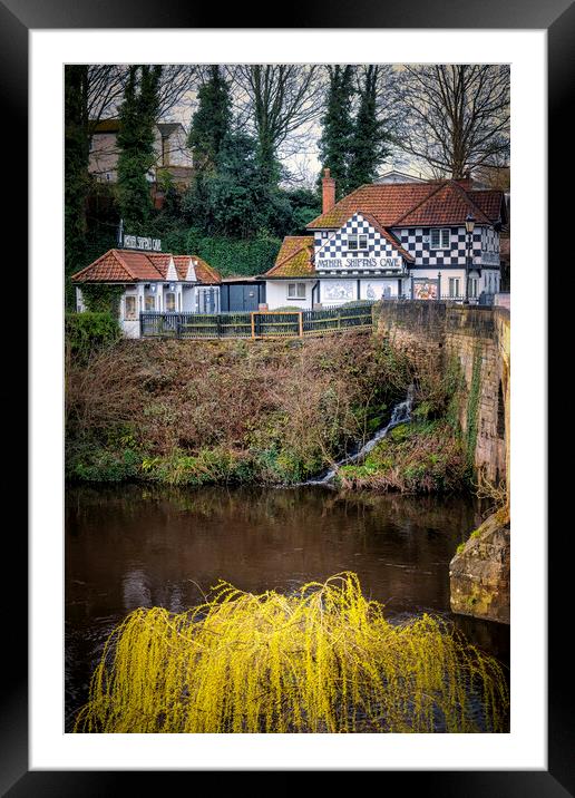 Knaresborough Mother Shiptons Cave Framed Mounted Print by Tim Hill