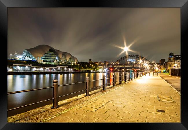 Newcastle Quayside Framed Print by Tim Hill