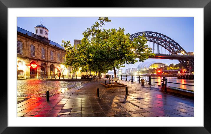 Iconic Views of Newcastle Framed Mounted Print by Tim Hill