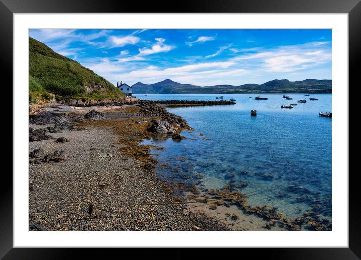 Porthdinllaen Bay Framed Mounted Print by Tim Hill