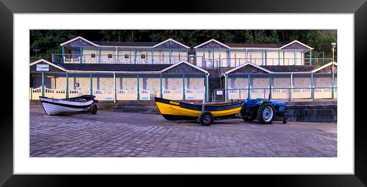 Filey Cobble Boat Ramp Framed Mounted Print by Tim Hill