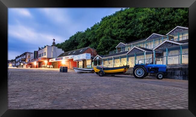 Filey Cobble Boat Ramp Framed Print by Tim Hill