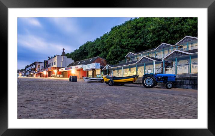 Filey Cobble Boat Ramp Framed Mounted Print by Tim Hill