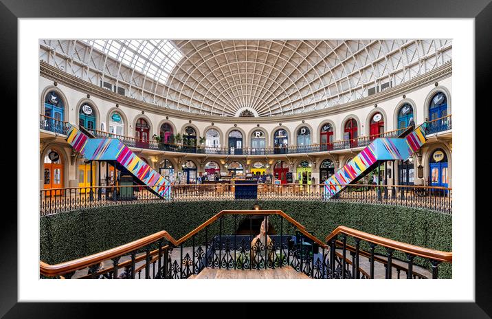 Captivating Leeds Corn Exchange Framed Mounted Print by Tim Hill