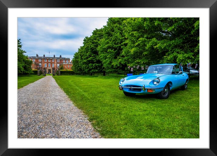 The Mighty EType Jaguar Framed Mounted Print by Tim Hill