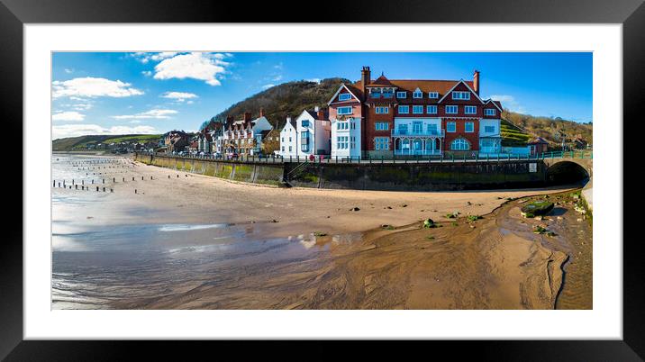 Sandsend near Whitby, Yorkshire coast Framed Mounted Print by Tim Hill
