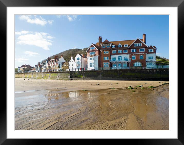 Sandsend near Whitby, Yorkshire Coast Framed Mounted Print by Tim Hill
