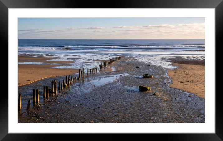 Sandsend Memories, Yorkshire Coast Framed Mounted Print by Tim Hill