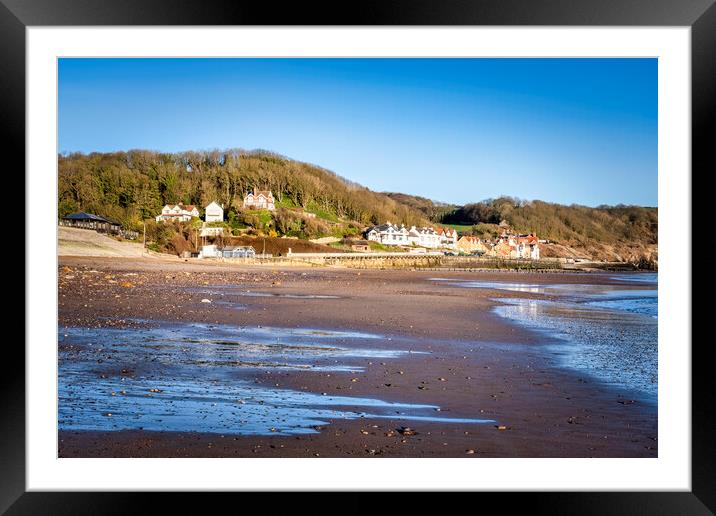 Serenity at Sandsend Framed Mounted Print by Tim Hill