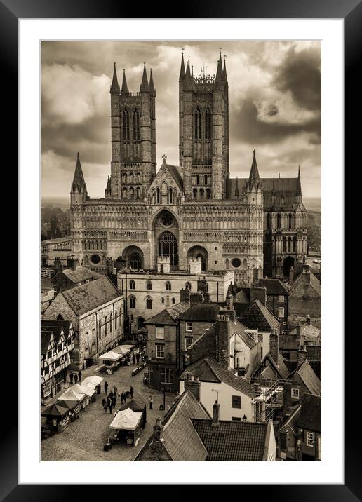 Lincoln Cathedrals Timeless Grandeur Framed Mounted Print by Tim Hill