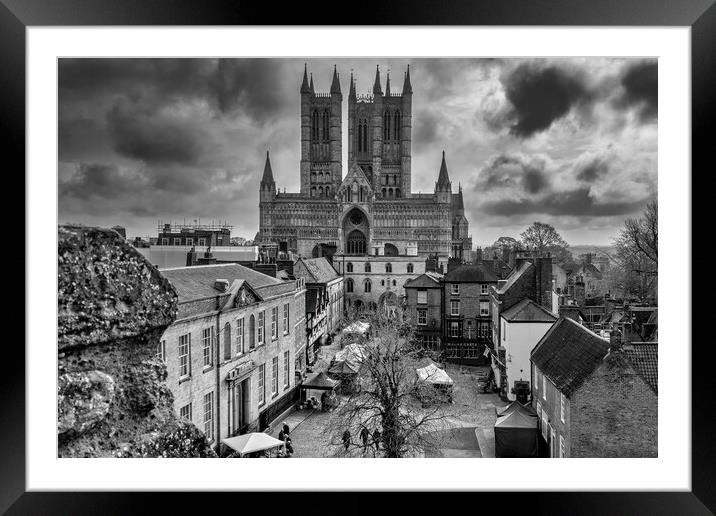 Lincoln Black and White Framed Mounted Print by Tim Hill