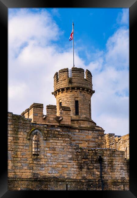 Lincoln Castle Walls Framed Print by Tim Hill