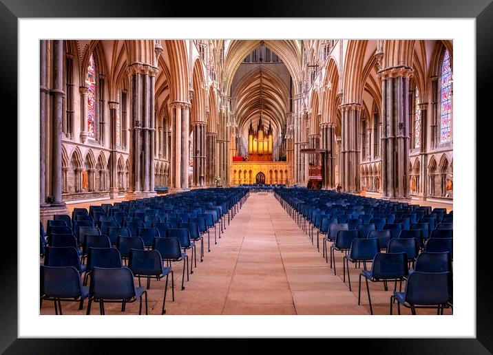 Majestic Lincoln Cathedral Framed Mounted Print by Tim Hill