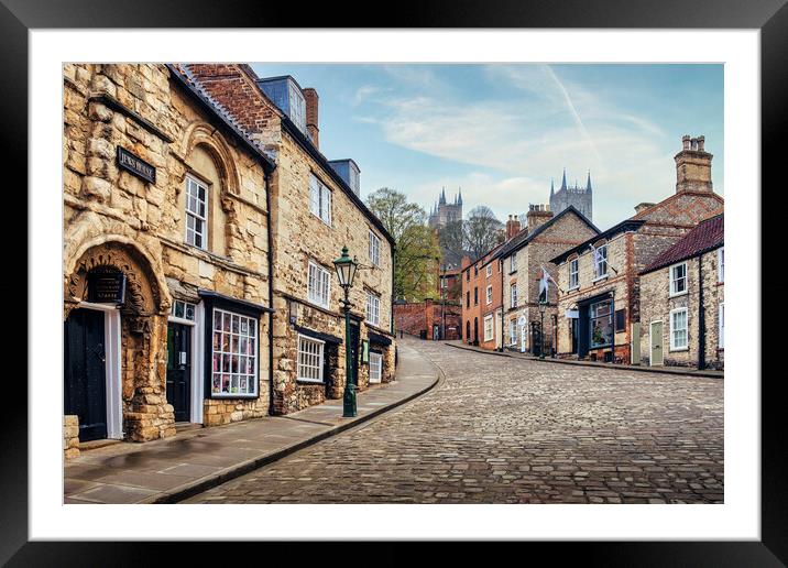 Majestic Views of Lincoln Cathedral Framed Mounted Print by Tim Hill