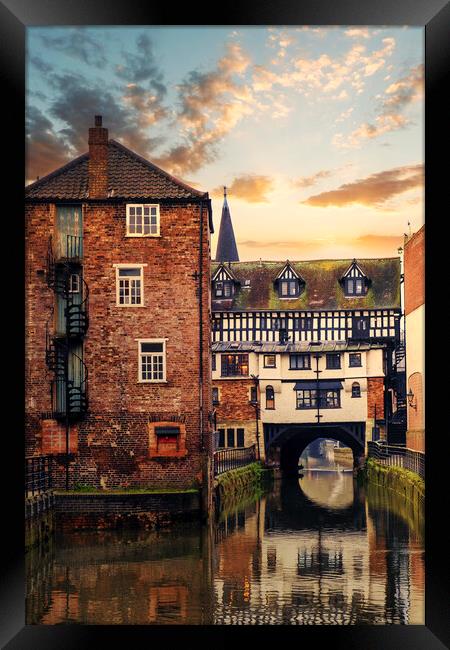 High Bridge Lincoln, England Framed Print by Tim Hill