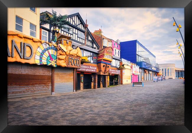 Bridlington Amusement Arcades and Leisure Centre Framed Print by Tim Hill