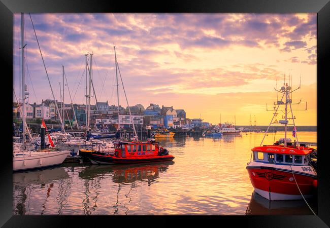 Bridlington Harbour Yorkshire Coast Framed Print by Tim Hill