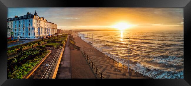 Bridlington Sunrise: Serene Coastal Panorama Framed Print by Tim Hill
