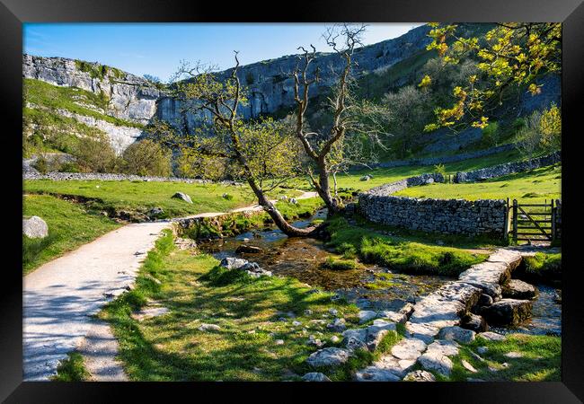 Iconic Yorkshire Dales Landscape: Malham Cove Framed Print by Tim Hill