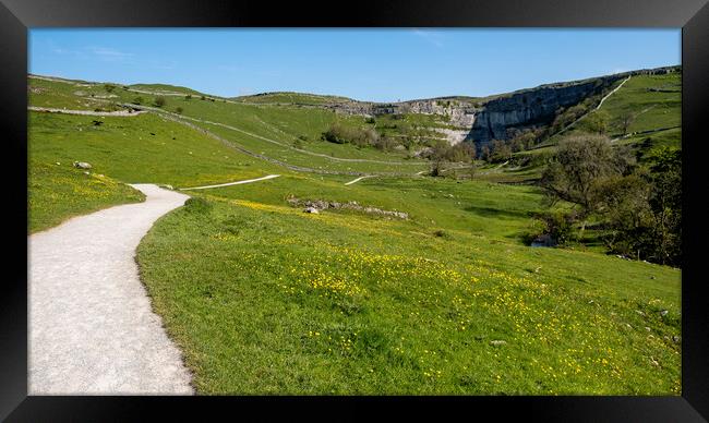 Iconic Malham Cove: Yorkshire Dales Framed Print by Tim Hill