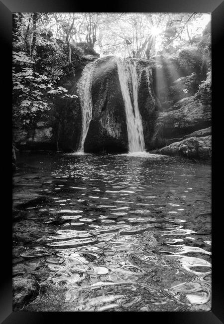 Janet's Foss Black and White Framed Print by Tim Hill
