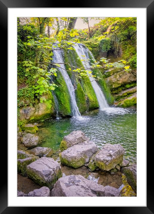 Janet's Foss: Springtime in Malham Framed Mounted Print by Tim Hill