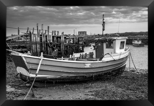 Paddy's Hole Black and White Framed Print by Tim Hill