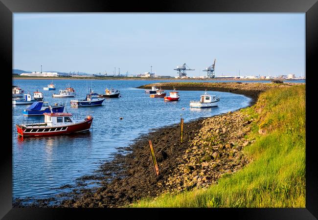 Paddy's Hole at South Gare Framed Print by Tim Hill