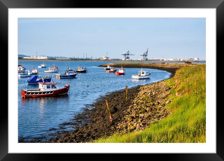 Paddy's Hole at South Gare Framed Mounted Print by Tim Hill