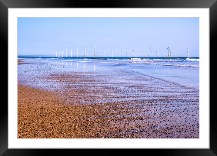 Redcar Beach Memories: Redcar Photography Framed Mounted Print by Tim Hill
