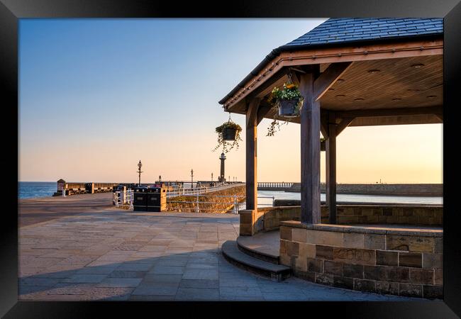 Whitby Bandstand North Yorkshire Framed Print by Tim Hill