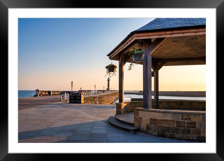 Whitby Bandstand North Yorkshire Framed Mounted Print by Tim Hill