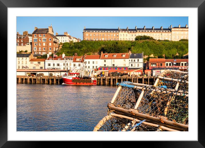 Whitby Harbour North Yorkshire Framed Mounted Print by Tim Hill