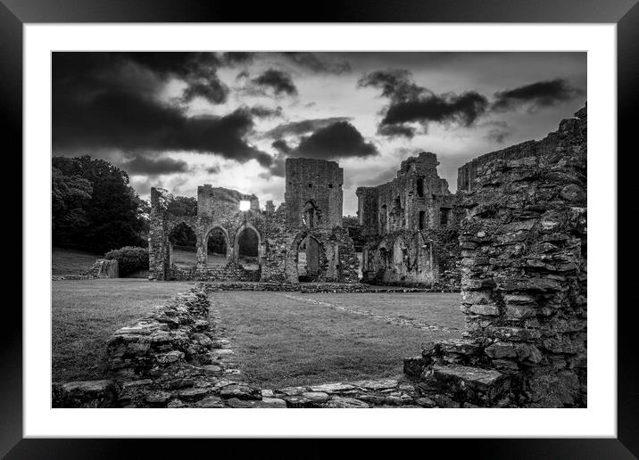 Easby Abbey North Yorkshire Framed Mounted Print by Tim Hill